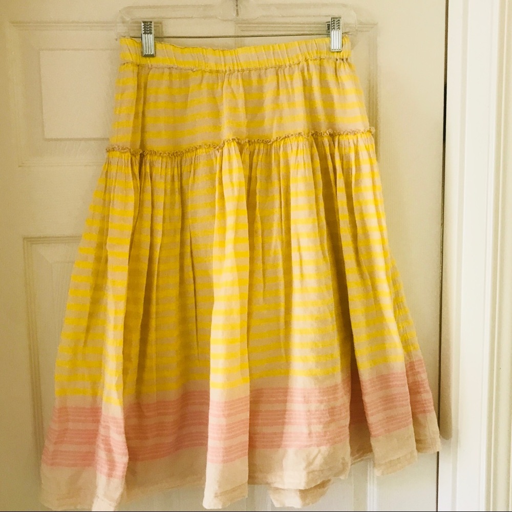 Old Navy XS yellow skirt